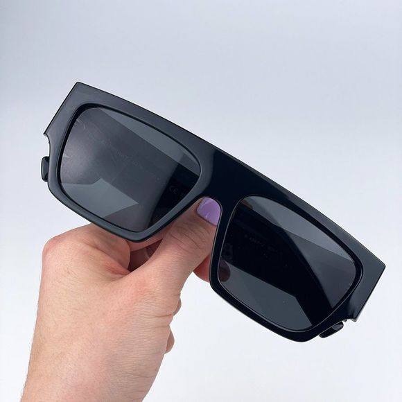 Burberry BE4397U MICAH 300187 Sunglasses Black Dark Grey Square Unisex main image 7